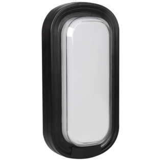 Ellies Ellipse Series AC 24W Capsule LED Bulkhead - PC - BK