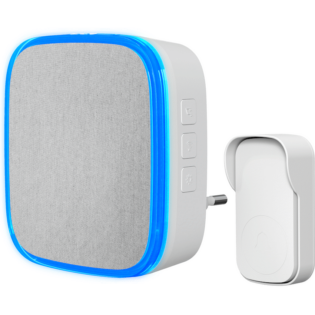 Ellies Secure Series - Wireless Kinetic Doorbell - AC Receiver and Kinetic transmitter - WT