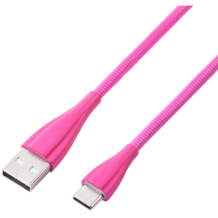 Volkano Fashion Series Type-C Cable 1.8m - Lumo - Pink