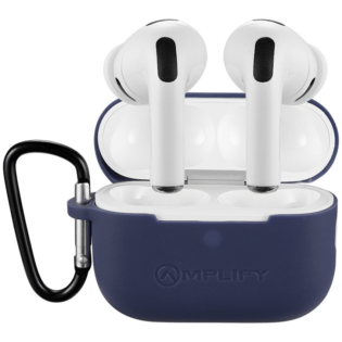 Amplify Note X 3 Series TWS Earphones - White Case + Blue Cover