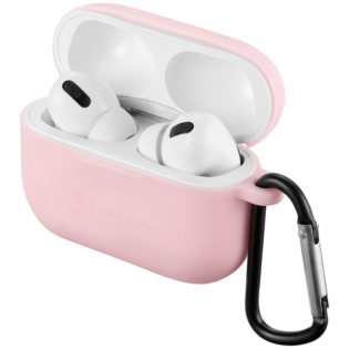 Amplify Note X Series TWS Earphones - White Case + Pink Cover