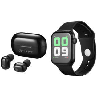 Amplify TWS Pods + Fitness Watch - Black