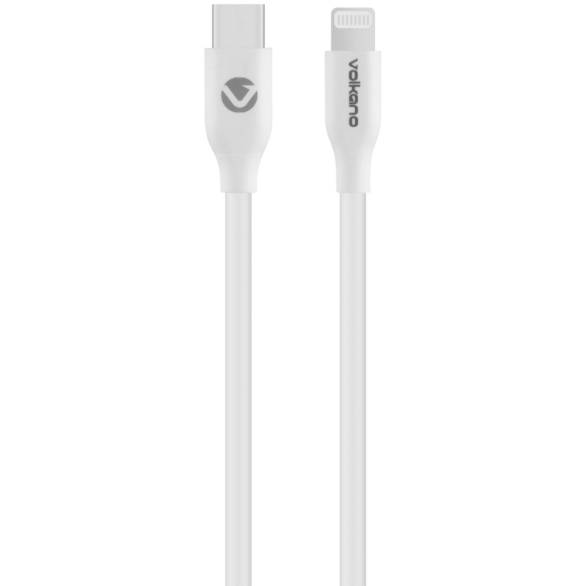 Volkano Flexi Series Type-C to MFI Lightning 1.5m 27w - White - Image 2