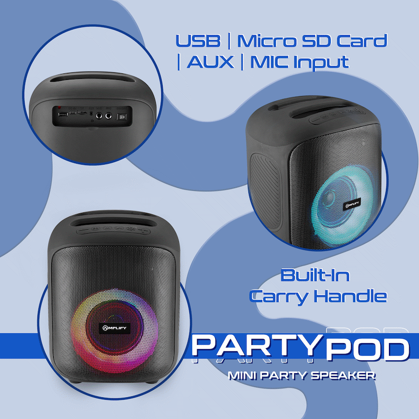 Amplify PartyPod 4" Mini Party Speaker - Image 2