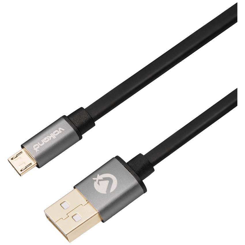 VolkanoX Couple Series Micro USB Premium Twin Pack 1m Charge/Data Cable - Black - Image 5