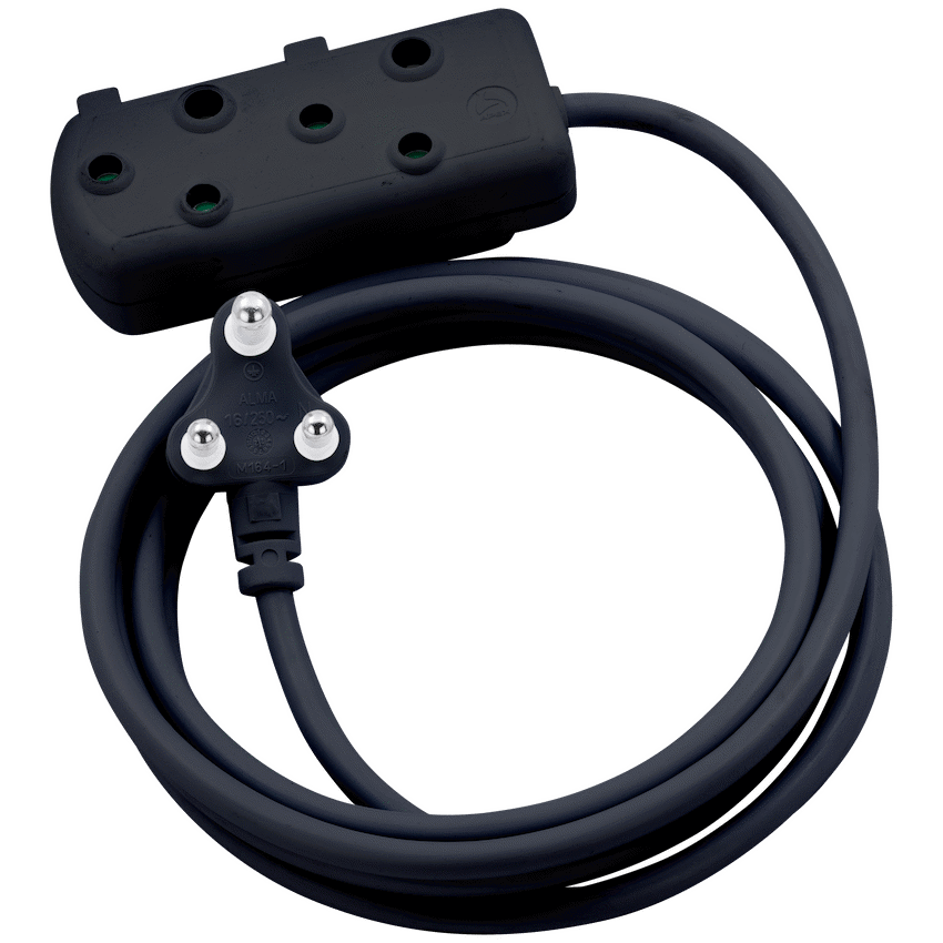 Switched Heavy Duty Side by Side (SBS) Extension Leads 5m - BK - Image 8