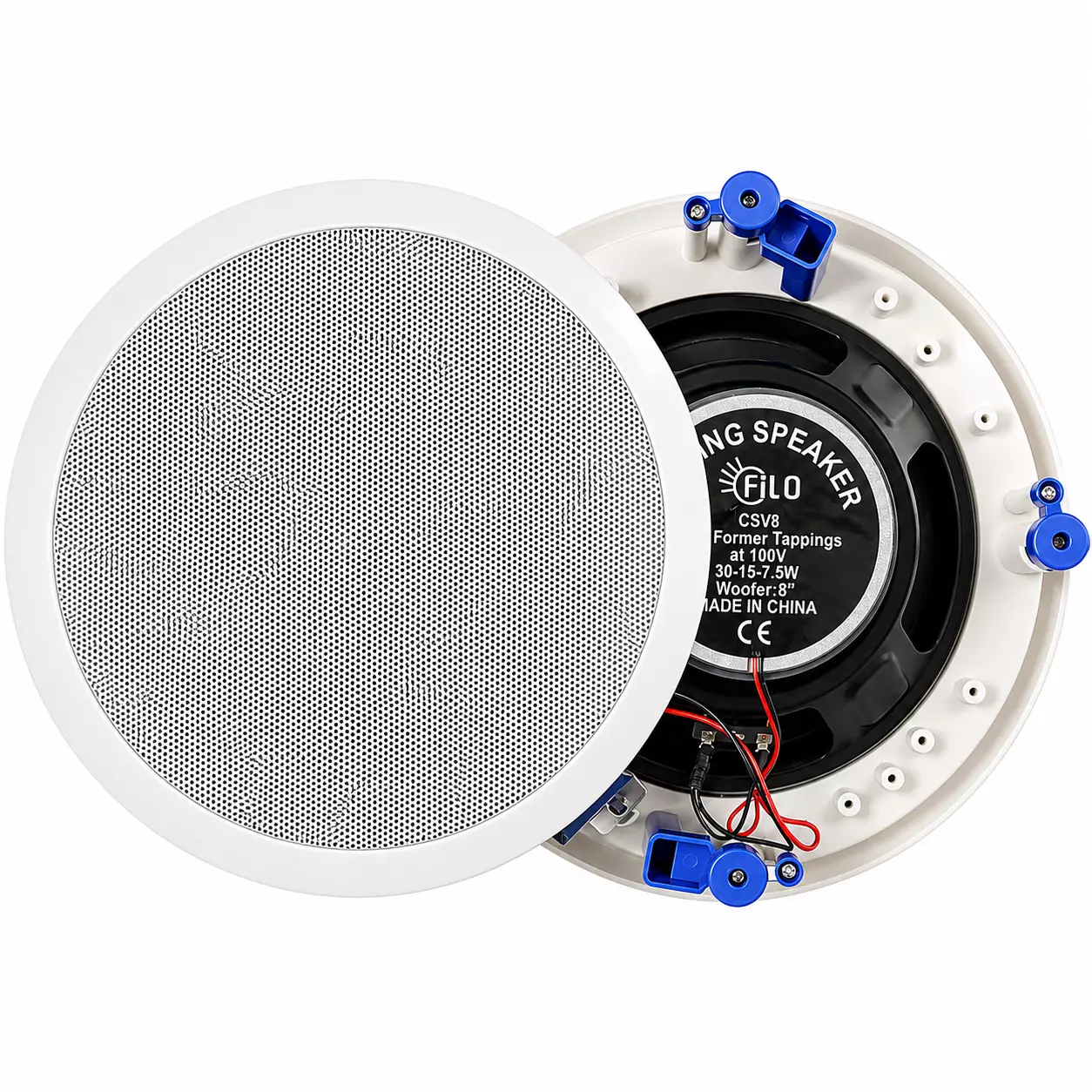 FILO CSV8 CEILING SPEAKER 8INCH WHITE 30W 100V