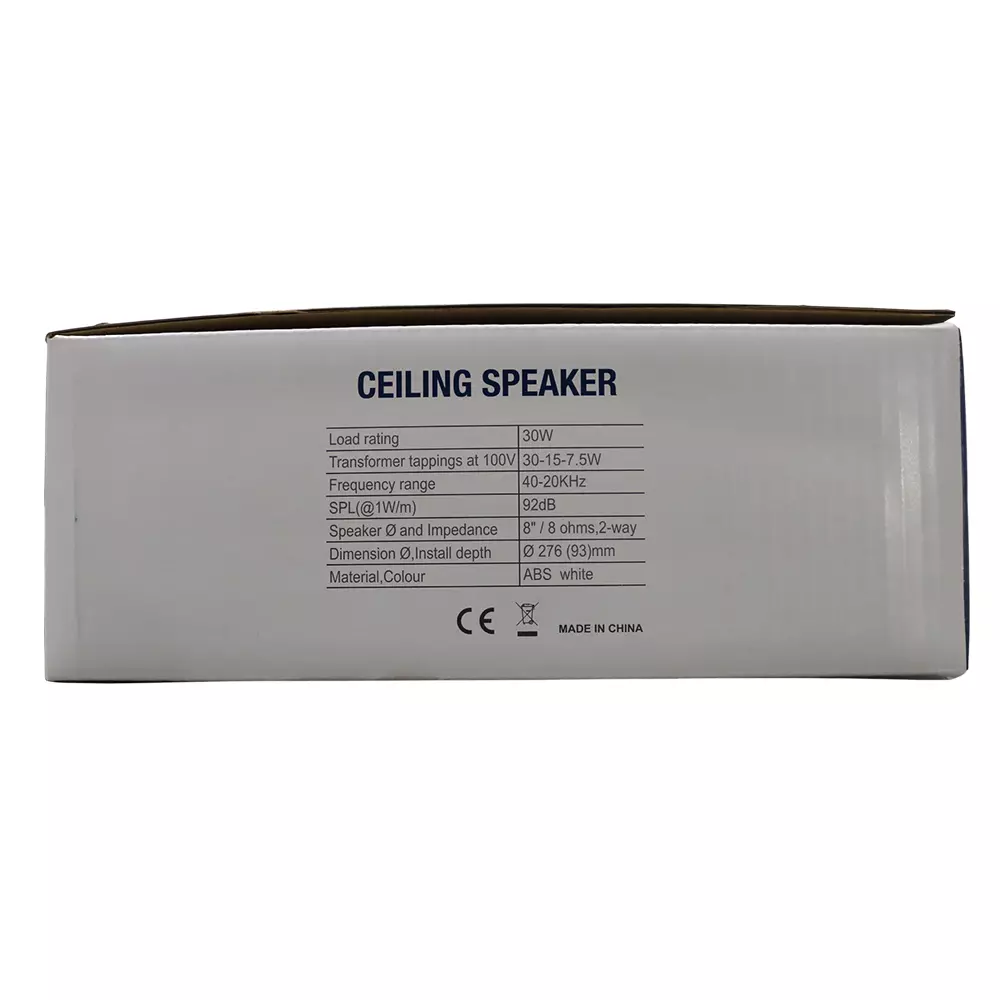 FILO CSV8 CEILING SPEAKER 8INCH WHITE 30W 100V - Image 6