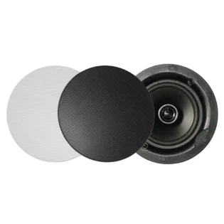 FILO FCV5WB FRAMELESS CEILING SPEAKER 5.25INCH WHITE/BLACK 20W 100V