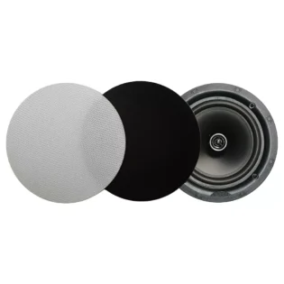 FILO FCV8WB FRAMELESS CEILING SPEAKER 8INCH WHITE/BLACK 40W 100V