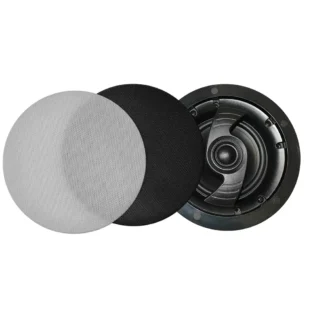 FILO HCV5WB HQ FRAMELESS CEILING SPEAKER 5.25INCH WHITE/BLACK 30W 100V