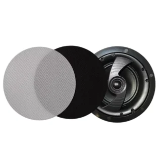 FILO HCV6WB HQ FRAMELESS CEILING SPEAKER 6.5INCH WHITE/BLACK 40W 100V