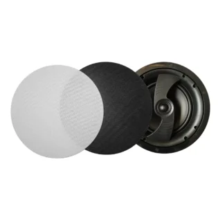FILO HCV8WB HQ FRAMELESS CEILING SPEAKER 8INCH WHITE/BLACK 50W 100V