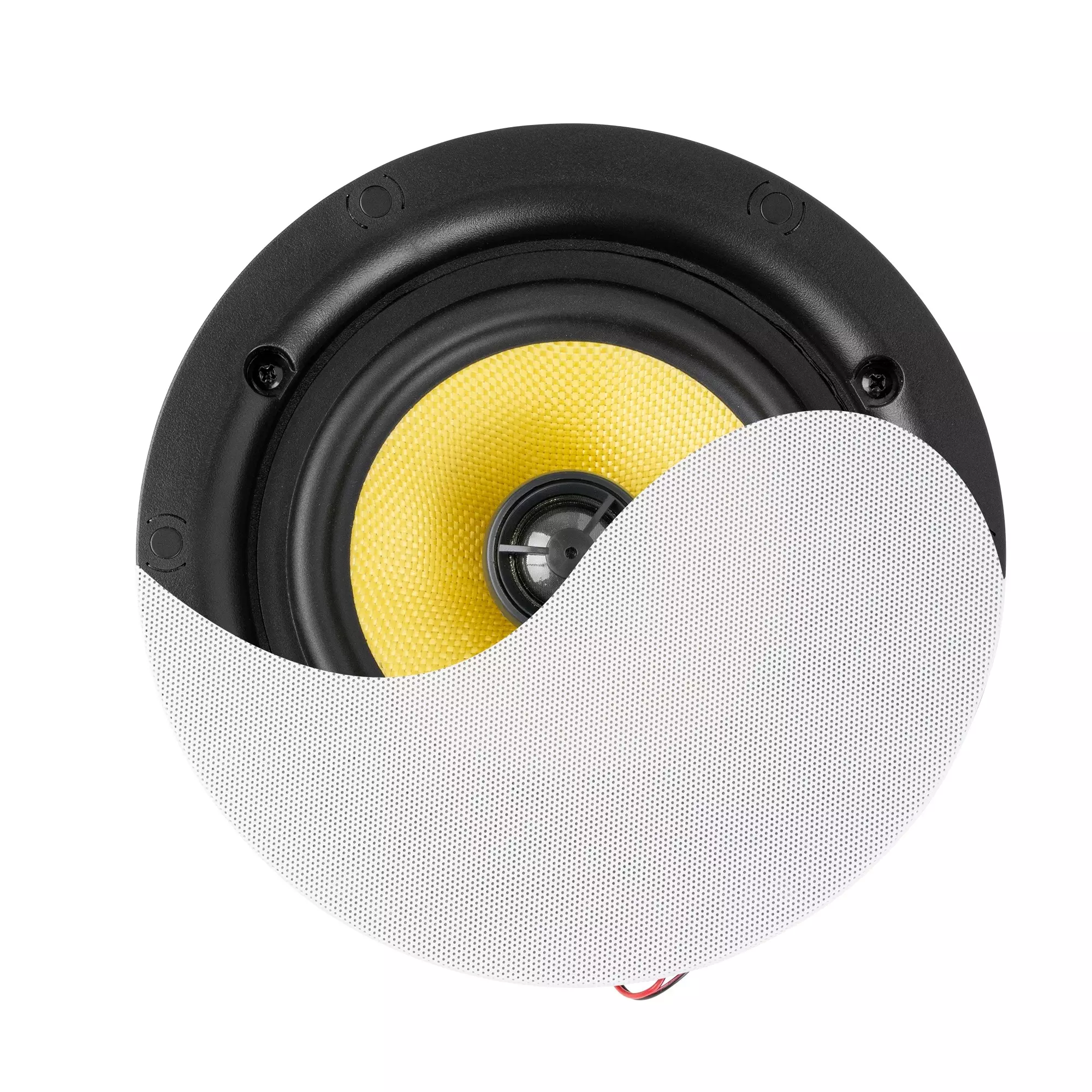 PDM KVCS6 CEILING SPEAKER FRAMELESS 6.5INCH WHITE 30W 8OHM IP44