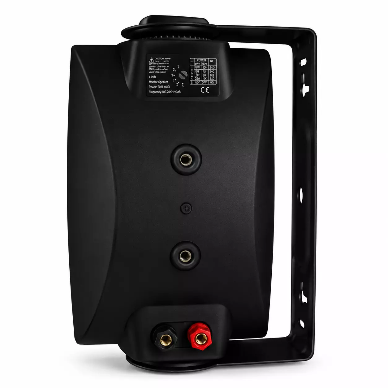 FILO BP4VB PASSIVE WALL MOUNT SPEAKER 4INCH BLACK 20W 100V - Image 4