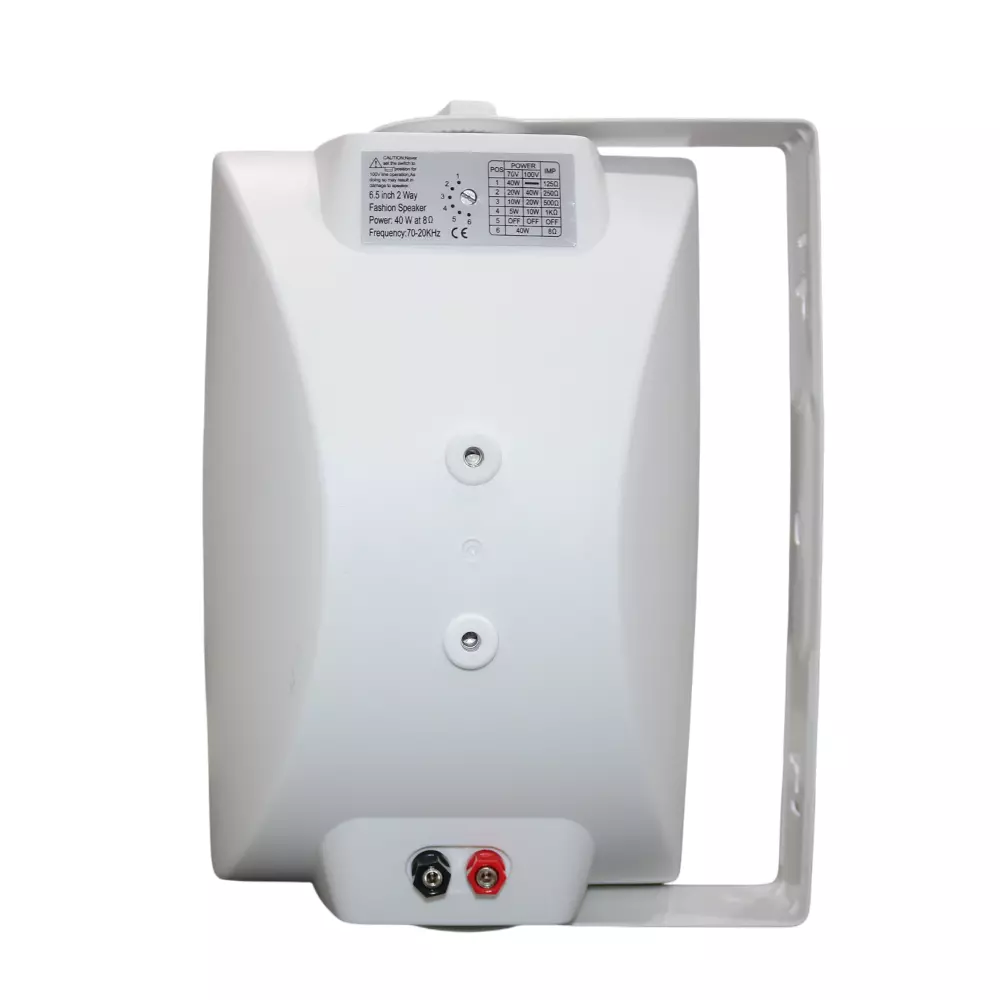 FILO BP6VW PASSIVE WALL MOUNT SPEAKER 6.5INCH WHITE 40W 100V - Image 2