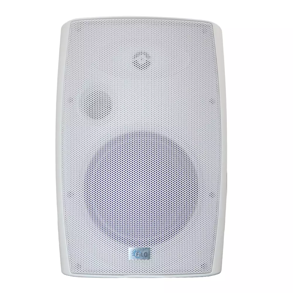 FILO BP8VW PASSIVE WALL MOUNT SPEAKER 8INCH WHITE 50W 100V