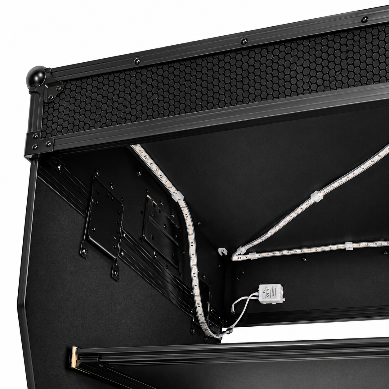 Imix Professional DJ Booth Flight Case with LED Lights - Image 5