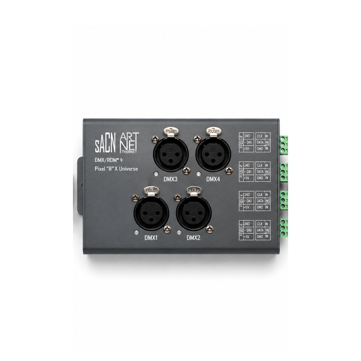 Imix SACN Art-Net to DMX/RDM Pixel Controller 4 Port Ethernet Lighting Interface