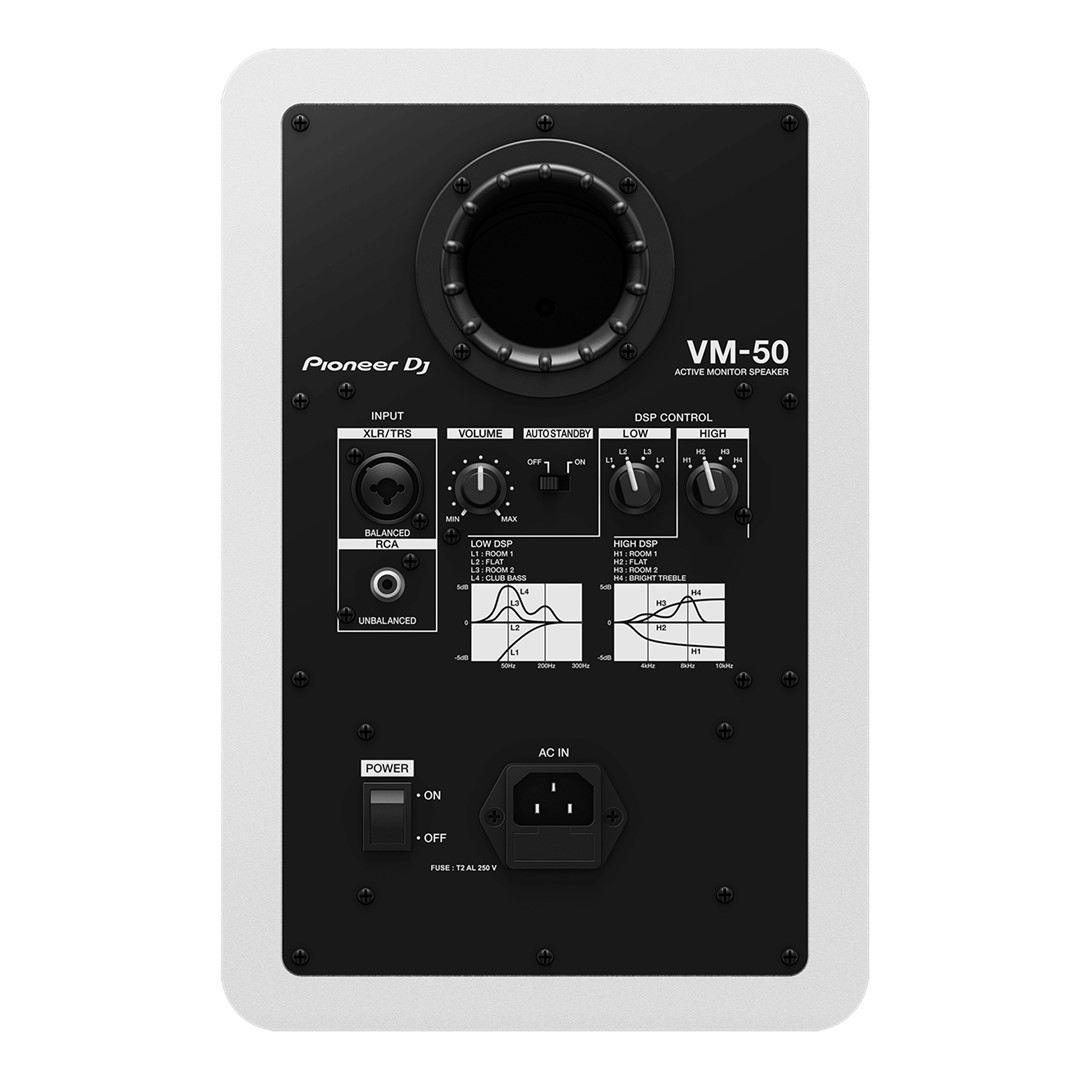 Pioneer VM50 White Studio Monitor (each) - Image 3