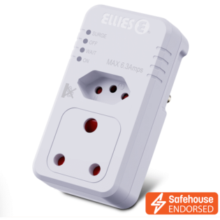 Ellies 2 Way High Surge Appliance Protector - WT