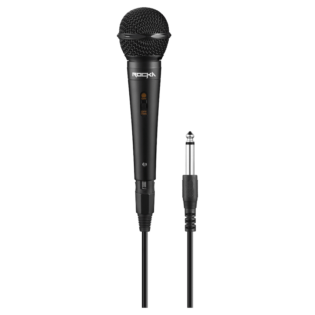 Rocka Master series metal wired dynamic vocal microphone - black