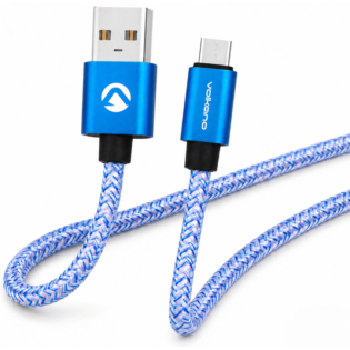 Volkano Fashion Series Cable Type-C 1.8m - Sky Blue