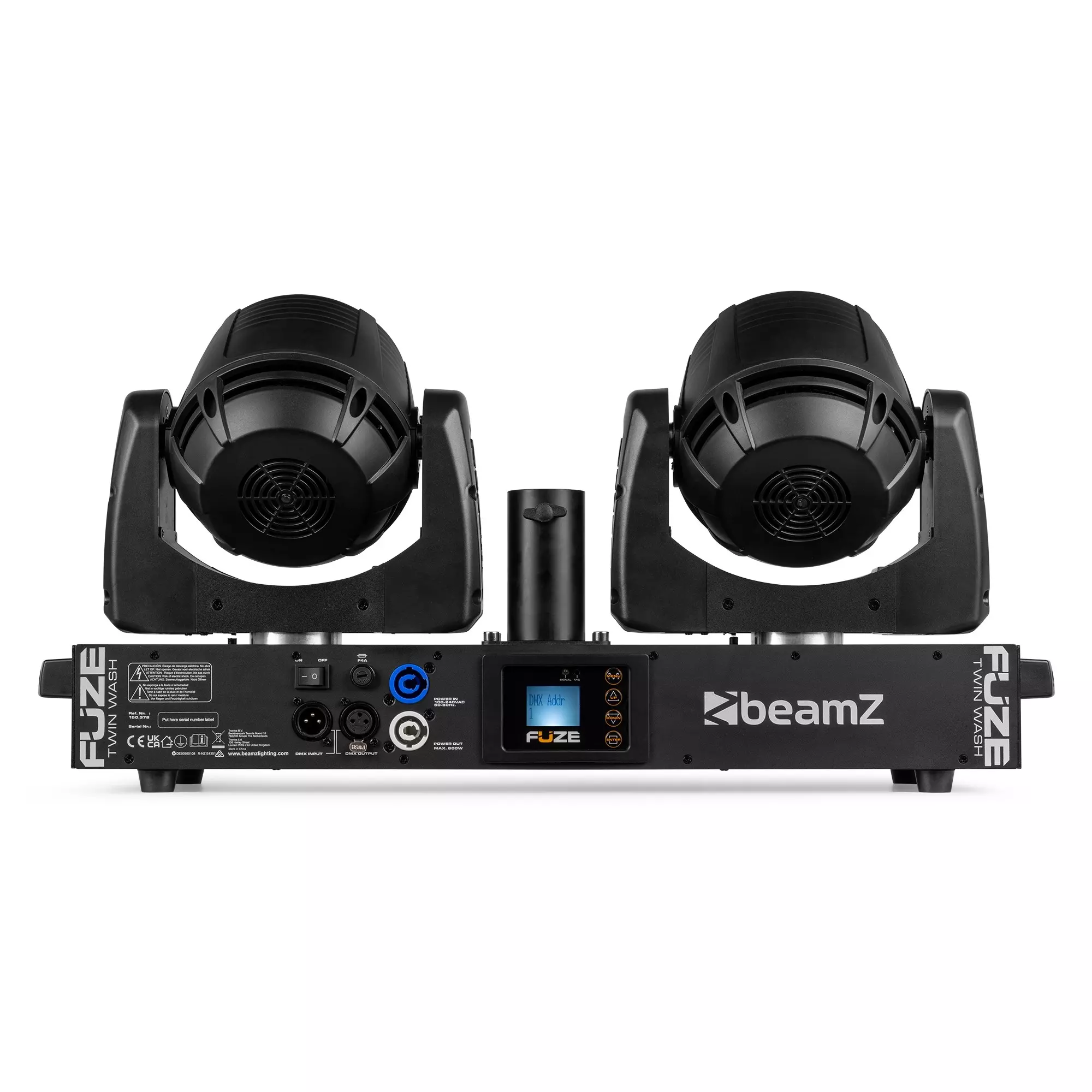BEAMZ FUZE TWIN LED MOVING HEAD WASH BAR 6X 12W 6X 15W RGBW - Image 9