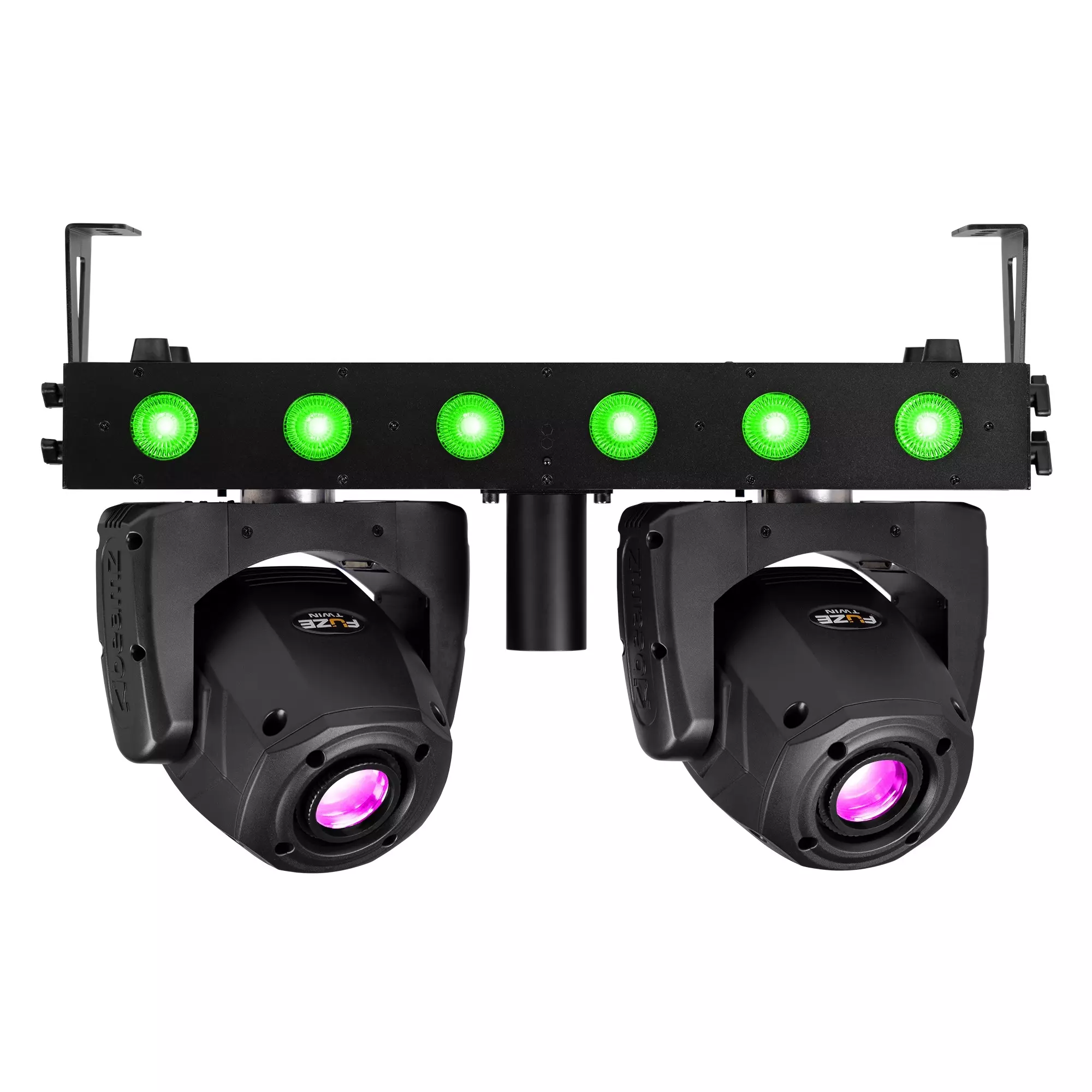 FUZE TWIN LED MOVING HEAD SPOT BAR 1X 75W 6X 15W RGBW - Image 6