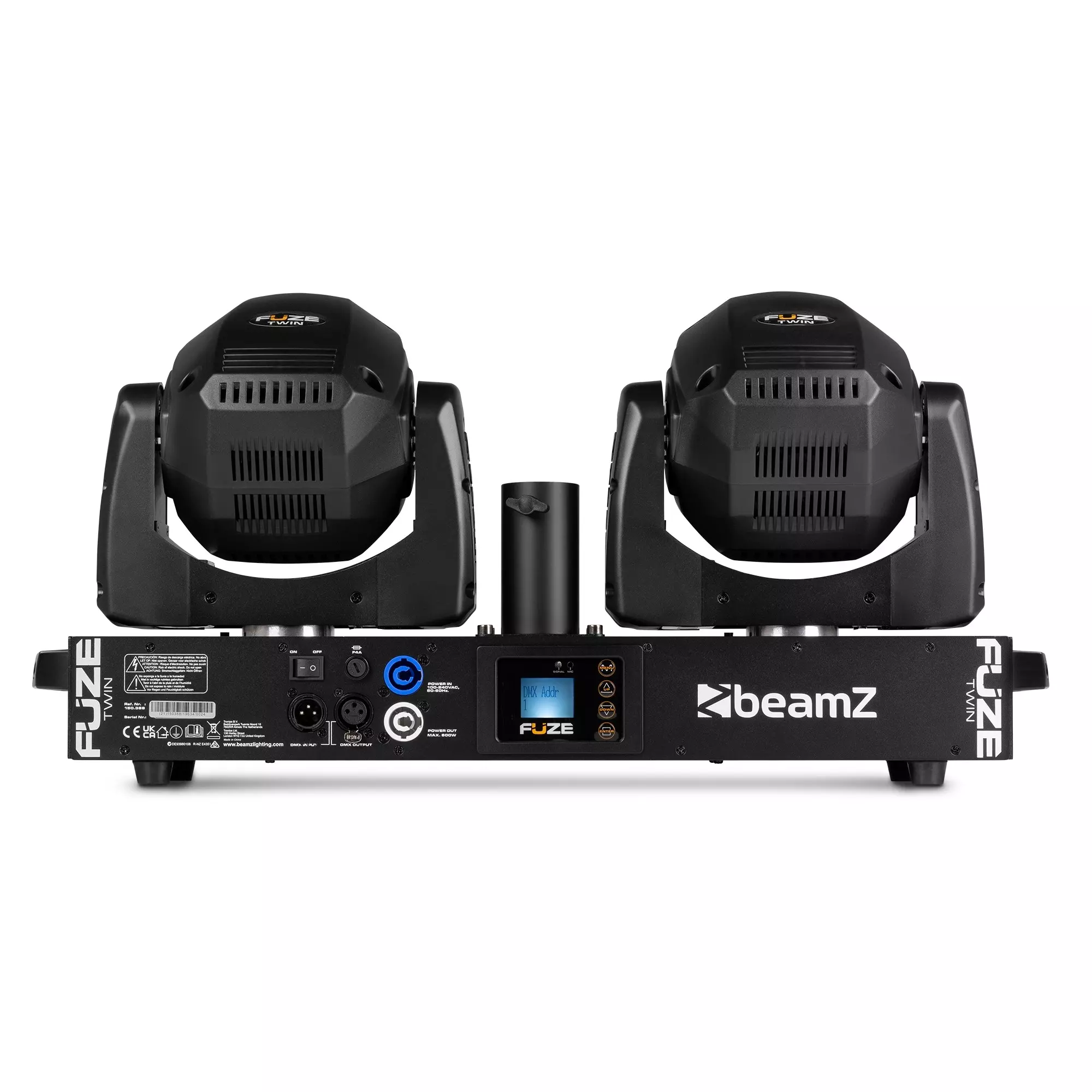 FUZE TWIN LED MOVING HEAD SPOT BAR 1X 75W 6X 15W RGBW - Image 8