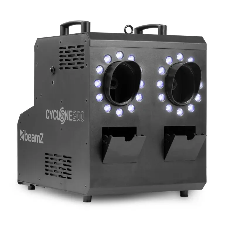 BEAMZ CYCLONE200 FOG BUBBLE MACHINE RGBW