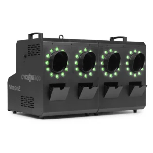 BEAMZ CYCLONE400 FOG BUBBLE MACHINE RGBW