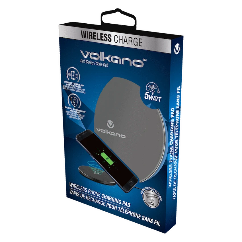 Volkano Deft Series Wireless Phone Charge Pad (CF) - Image 2