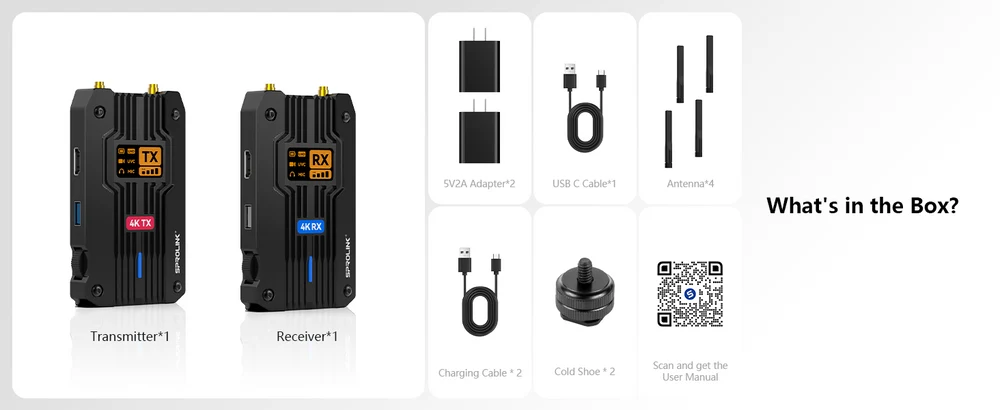 Sprolink Airlink 4K Wireless HDMI & UVC Video Transmission System - Image 11