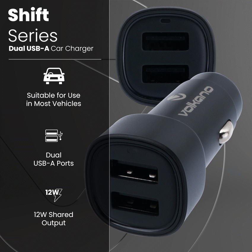 Volkano Shift Series 2 USB-A 12w Car Charger - Image 4