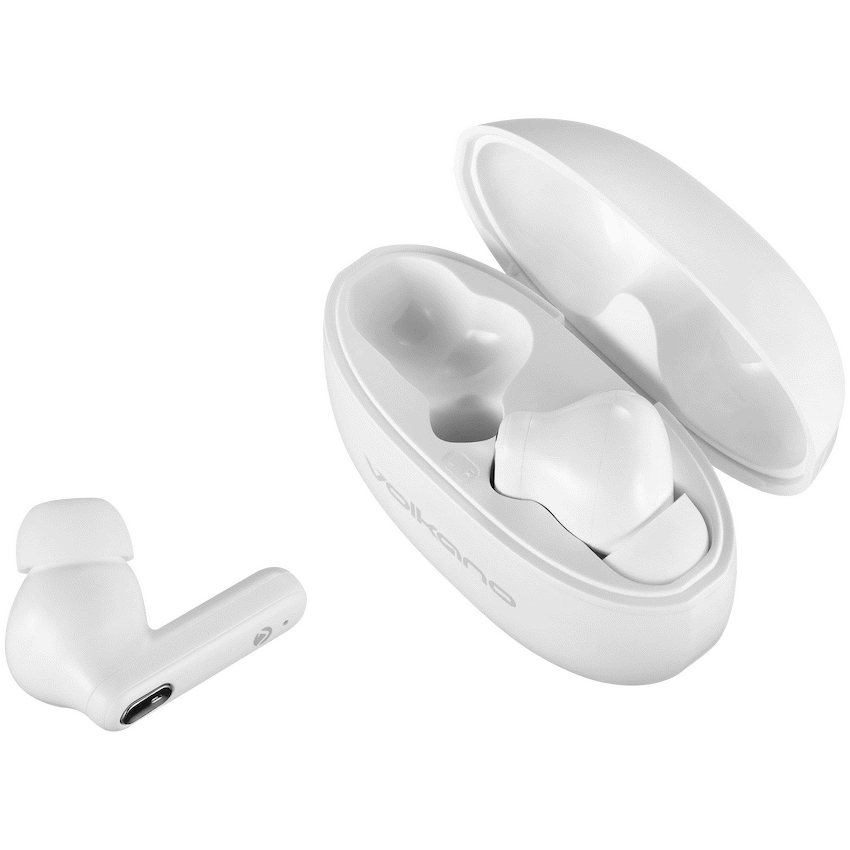 Volkano Pulse Series True Wireless Earphones with Charging Case - White - Image 8