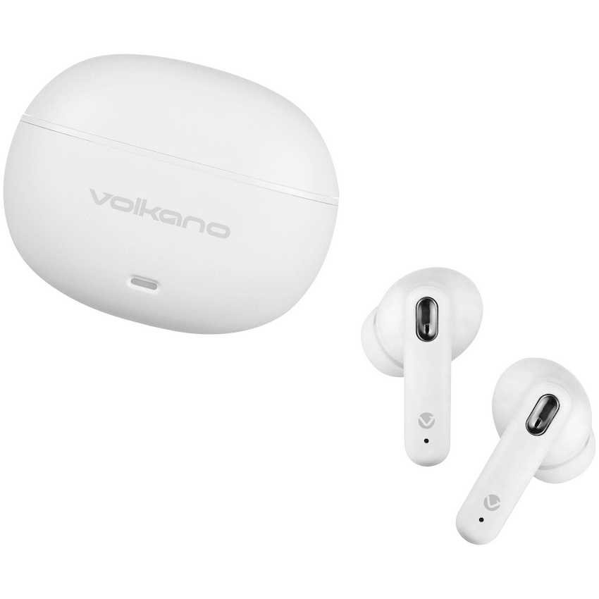 Volkano Pulse Series True Wireless Earphones with Charging Case - White - Image 9