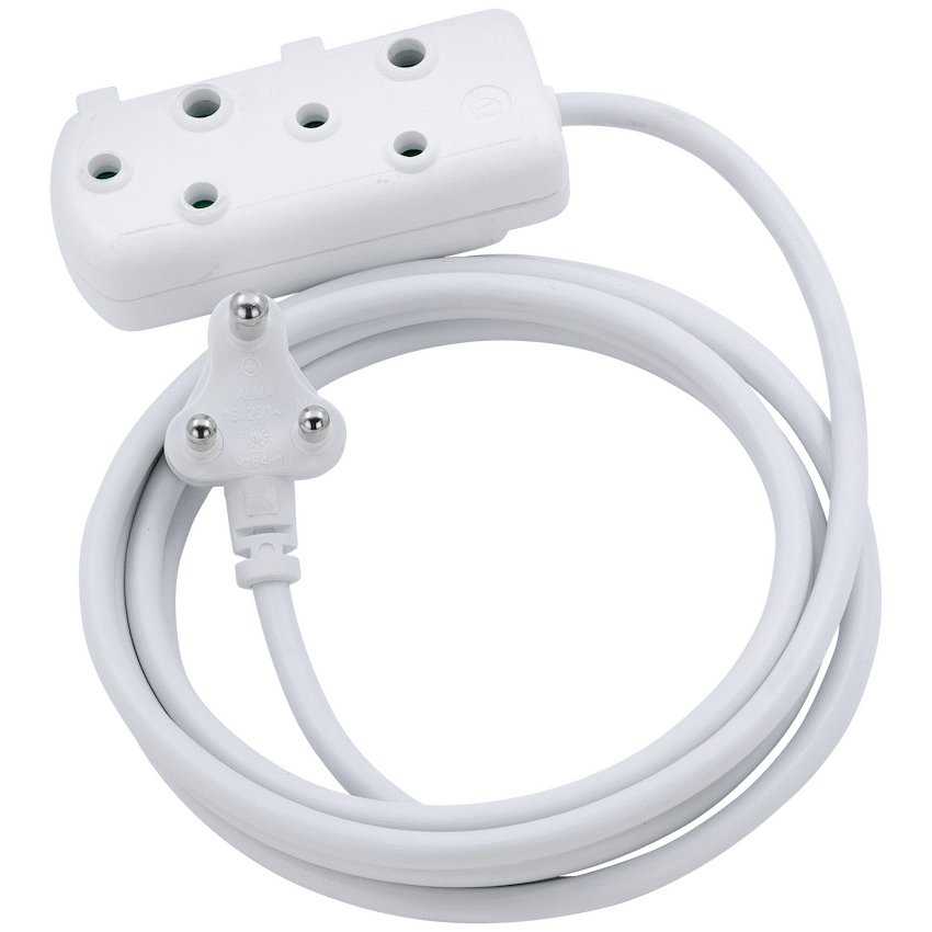 Switched Heavy Duty Side by Side (SBS) Extension Leads 5m - WT - Image 9