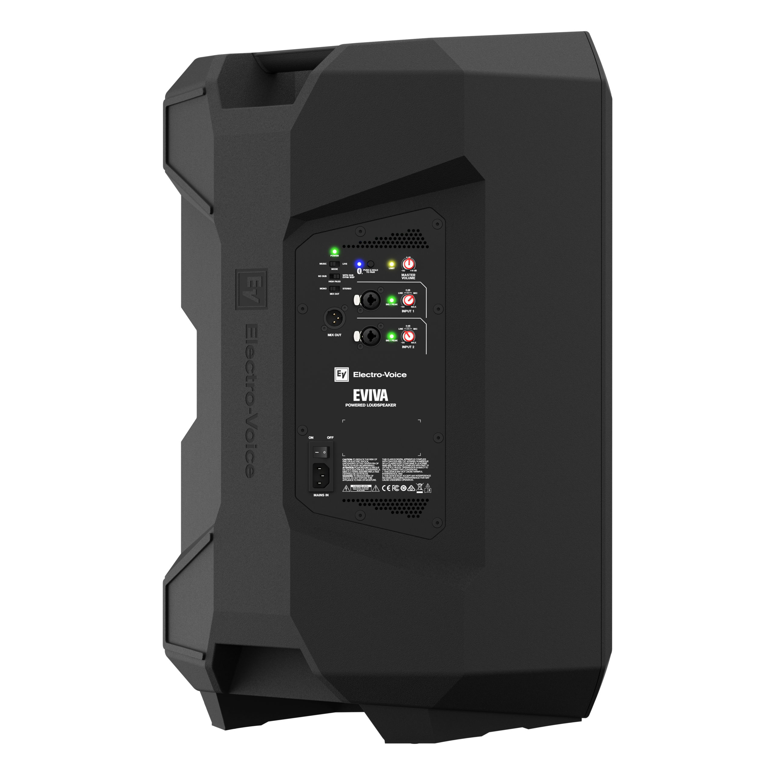 EV EVIVA 15P Portable Powered Loudspeaker - Image 2