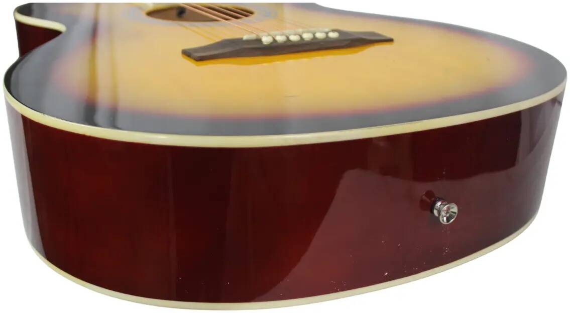 Harmonix AC-01-3TS Acoustic Guitar (3-Tone Sunburst) - Image 3