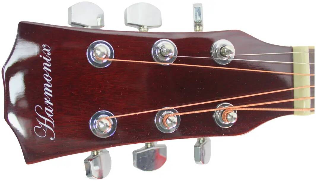 Harmonix AC-01-3TS Acoustic Guitar (3-Tone Sunburst) - Image 5