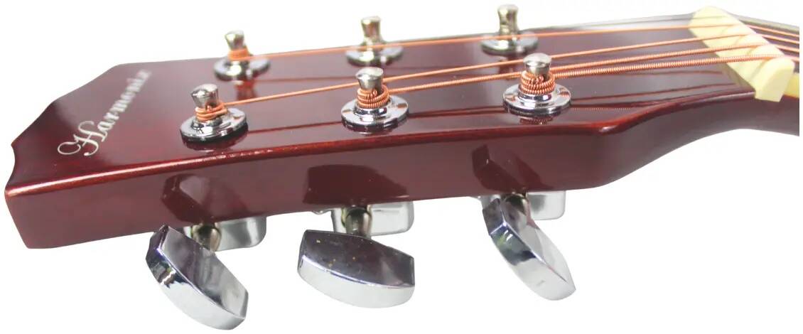Harmonix AC-01-3TS Acoustic Guitar (3-Tone Sunburst) - Image 6