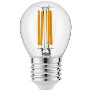 Ellies 4W G45 Golfball Clear LED Filament Bulb - E27 - WW