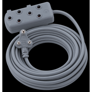 Ellies Side by Side Light Duty Extension Lead - 10M - GR