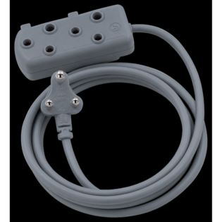 Ellies Side by Side Light Duty Extension Lead - 3M - GR