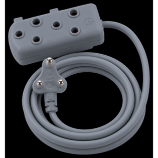 Ellies Side by Side Light Duty Extension Lead - 5M - GR