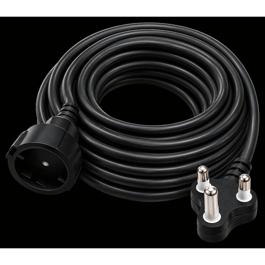 Ellies Industrial Duty 10M Extention Lead 16A - BK