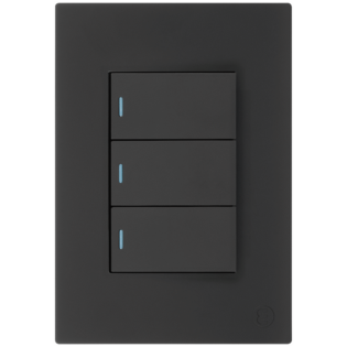 Ellies 3 Lever 2 Way Switch 2x4 (60mmx100mm) -BK