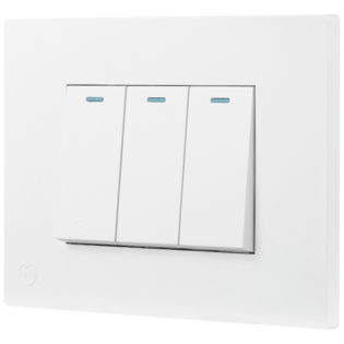 Ellies 3 Lever 2 Way Switch 2x4 (60mmx100mm) -WT