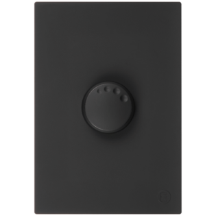 Ellies Dimmer dial switch 2x4 (60mmx100mm) -BK